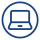 Laptop homepage icon